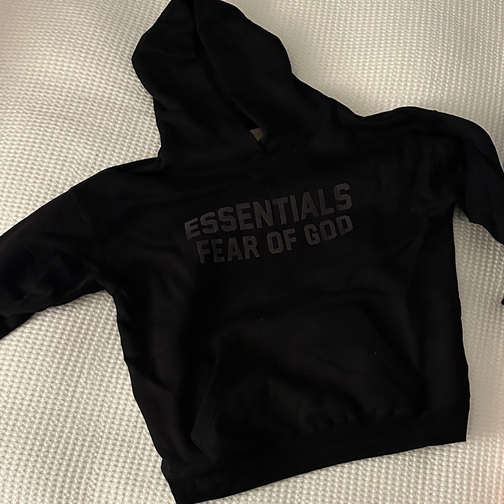 Essentials Black Hoodie